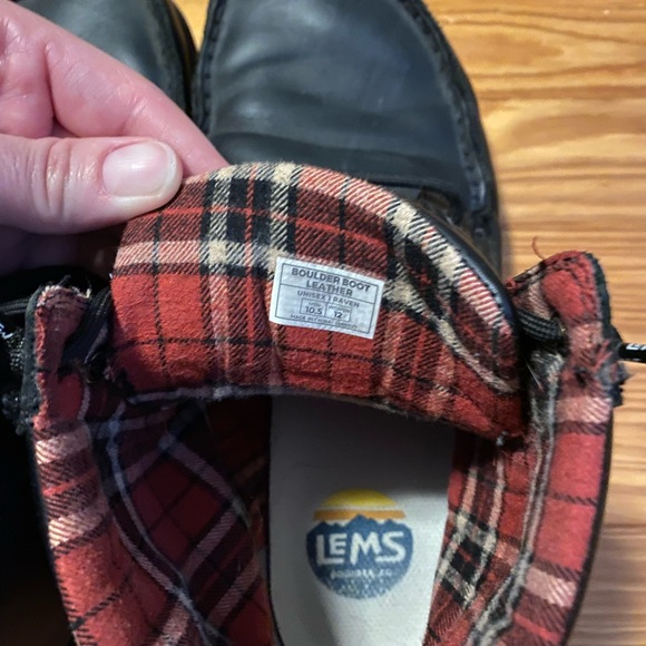 Black Leather Men's Shoes - Picture 7 of 9